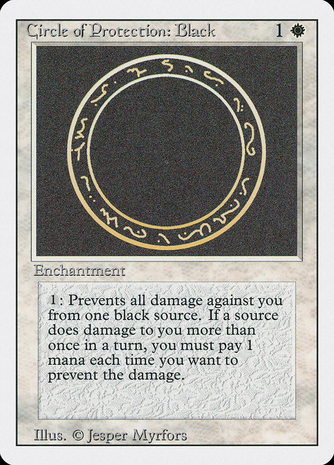Circle of Protection: Black [3rd Edition]
