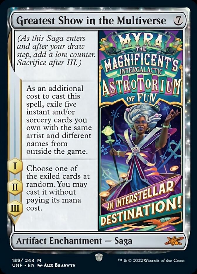 Greatest Show in the Multiverse [Unfinity] [Foil]