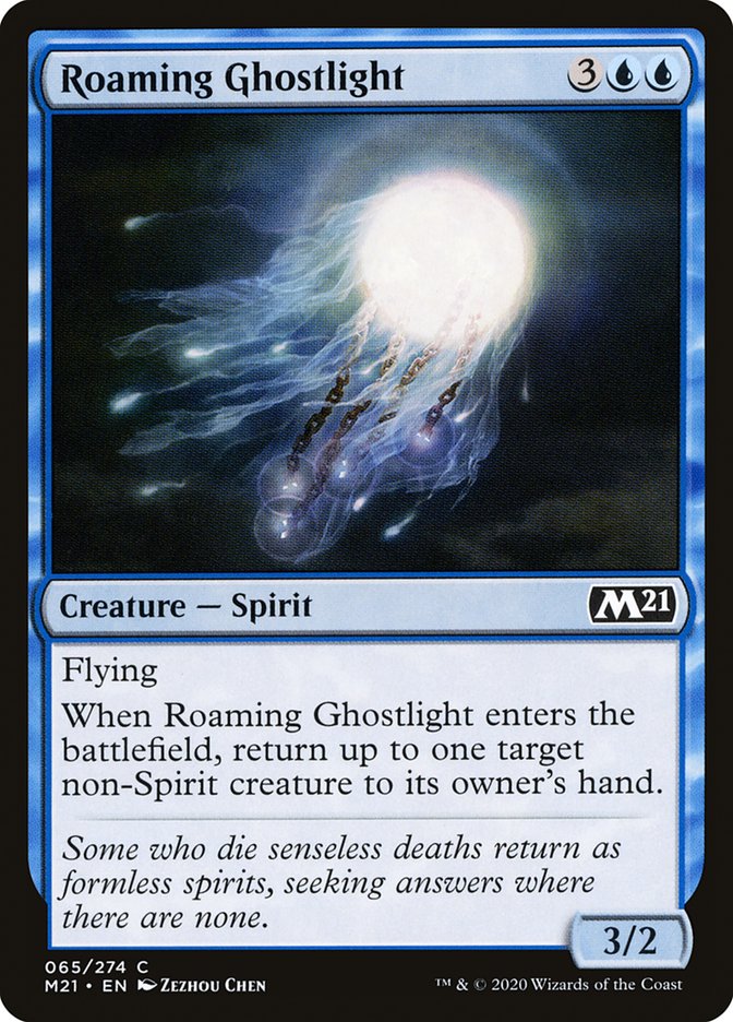 Roaming Ghostlight [Core Set 2021] [Foil]