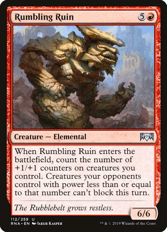 Rumbling Ruin [Ravnica Allegiance] [Foil]