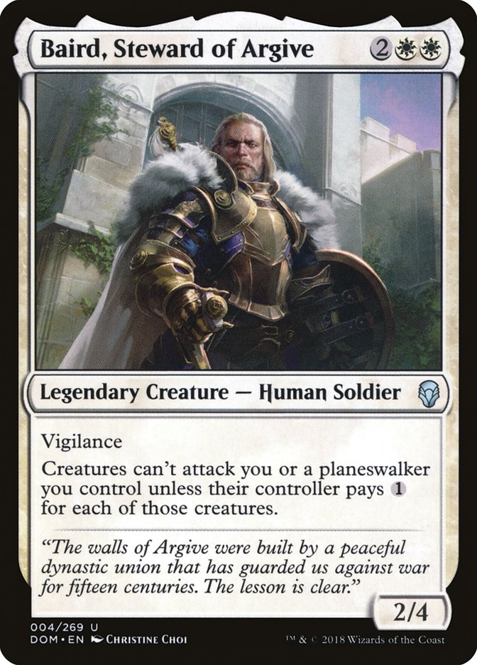 Baird, Steward of Argive [Dominaria] [Foil]