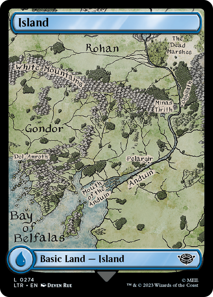 Island (274) [The Lord of the Rings: Tales of Middle-Earth] [Foil]