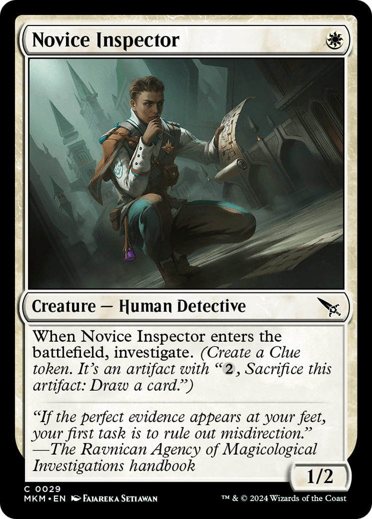 Novice Inspector [Murders at Karlov Manor] [Foil]