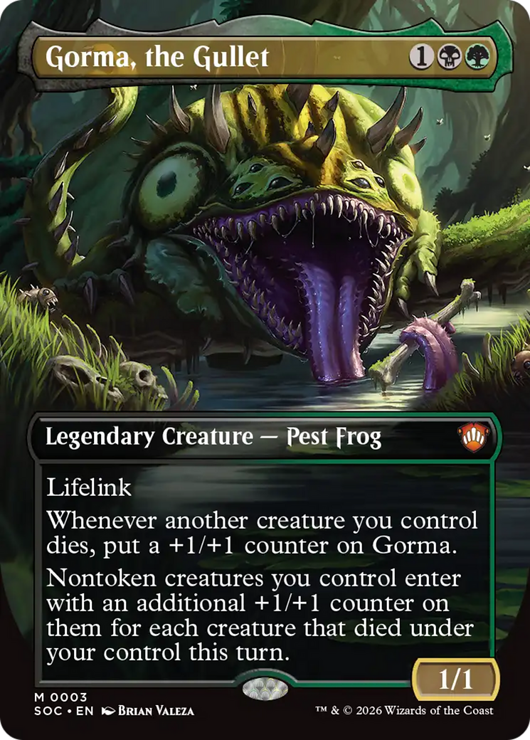 Gorma, the Gullet (Borderless) [Secrets of Strixhaven Commander] [Foil]