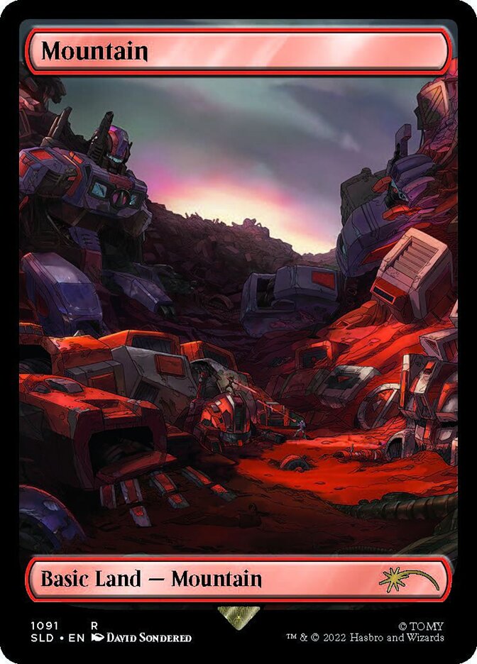 Mountain (1091) [Secret Lair Drop Series] [Foil]