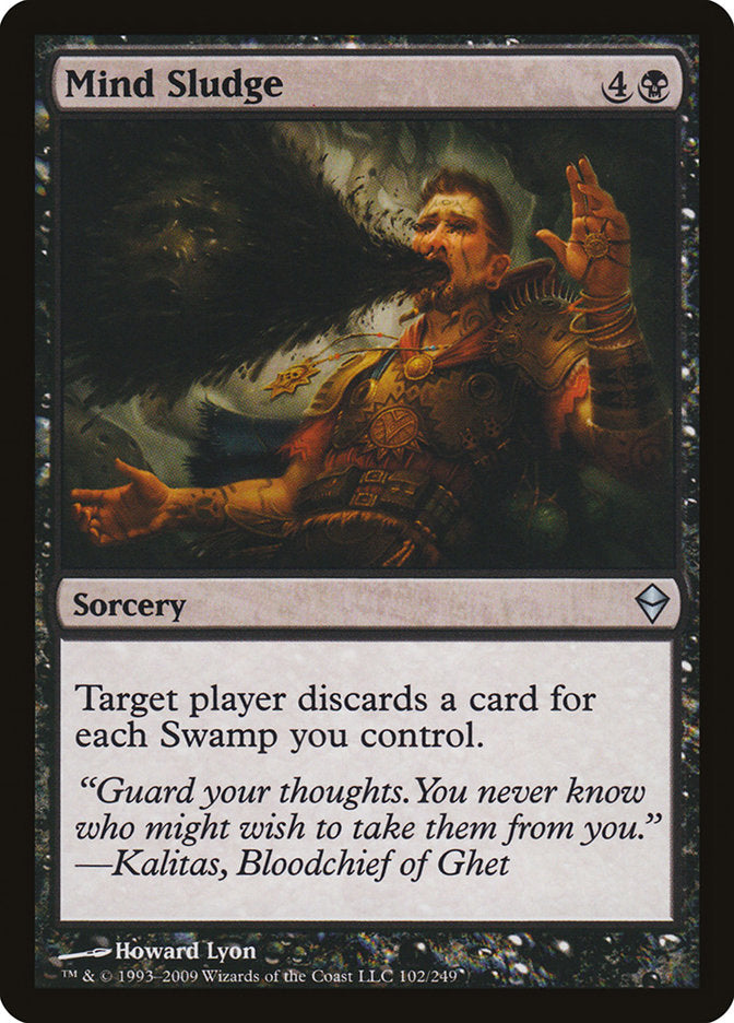 Mind Sludge [Zendikar] [Foil]