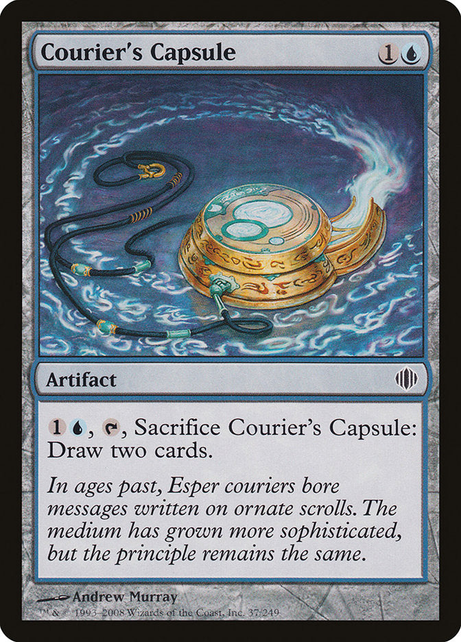 Courier's Capsule [Shards of Alara] [Foil]