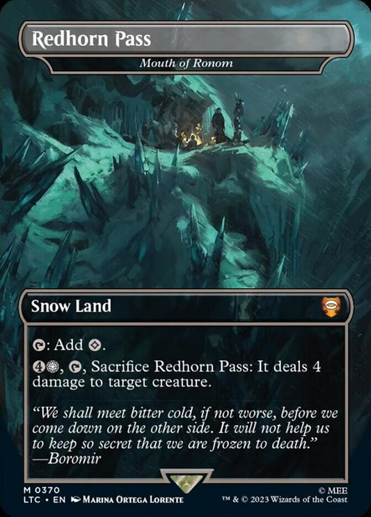 Mouth of Ronom - Redhorn Pass [The Lord of the Rings: Tales of Middle-Earth Commander] [Foil]