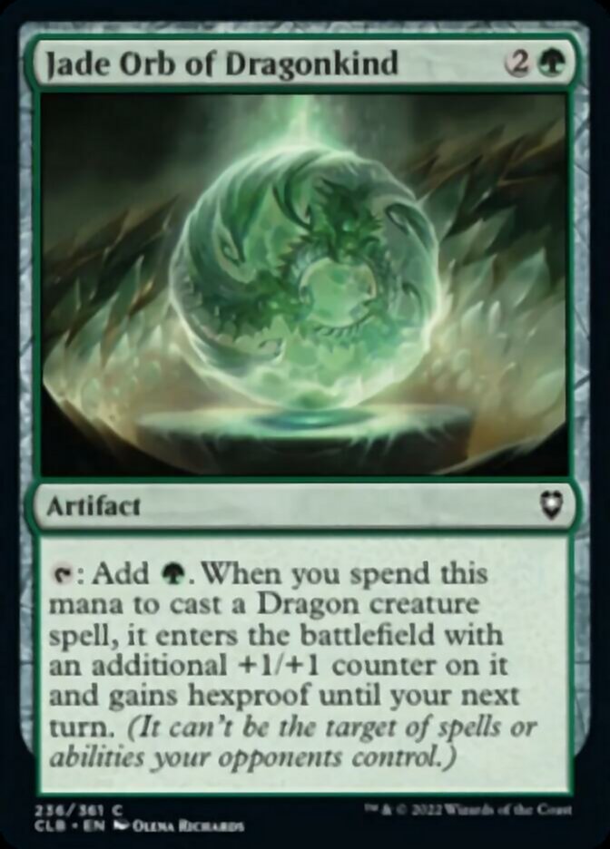 Jade Orb of Dragonkind [Commander Legends: Battle for Baldur's Gate] [Foil]