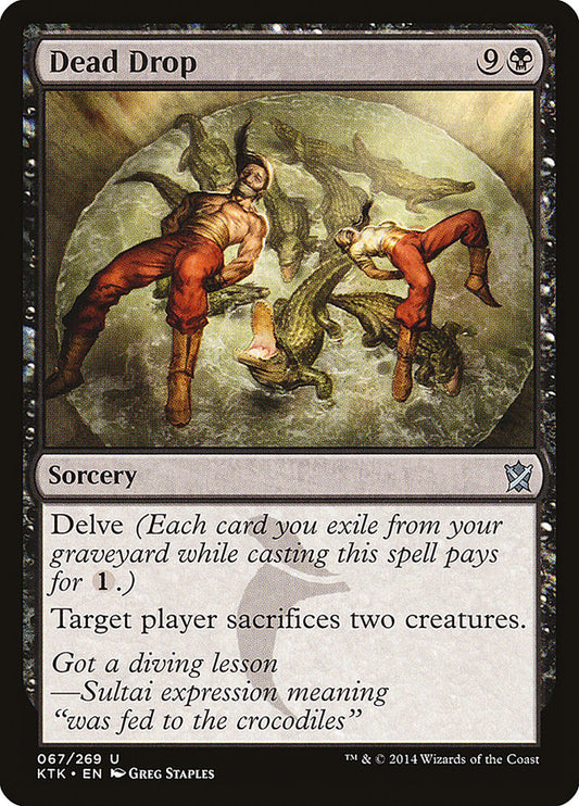 Dead Drop [Khans of Tarkir] [Foil]