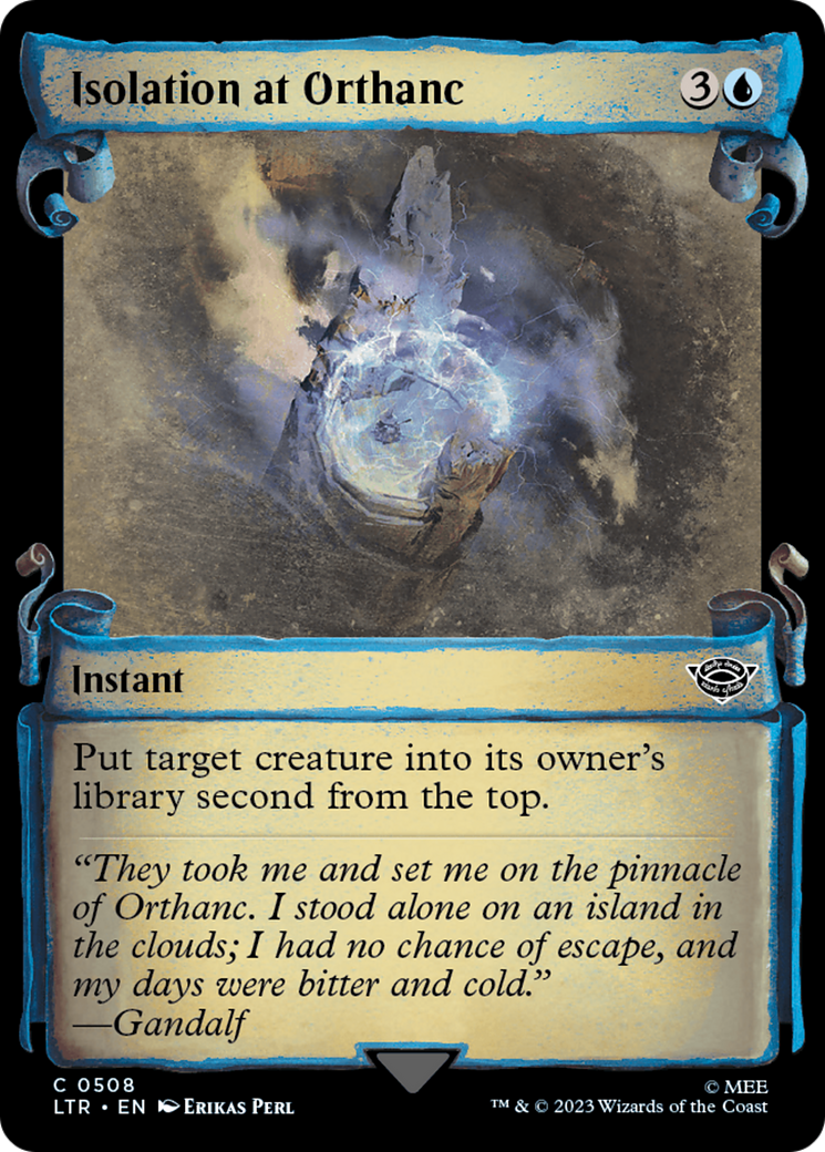 Isolation at Orthanc [The Lord of the Rings: Tales of Middle-Earth Showcase Scrolls] [Foil]