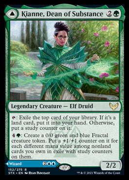 Kianne, Dean of Substance // Imbraham, Dean of Theory [Strixhaven: School of Mages] [Foil]