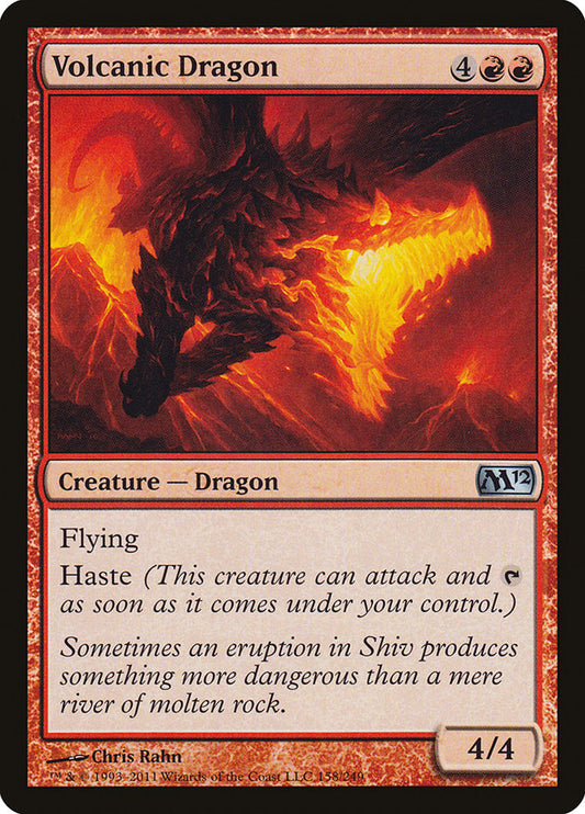 Volcanic Dragon [Core Set 2012] [Foil]