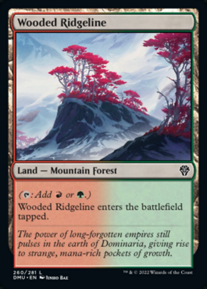 Wooded Ridgeline [Dominaria United] [Foil]