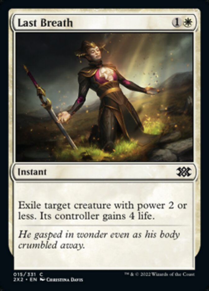 Last Breath [Double Masters 2022] [Foil]