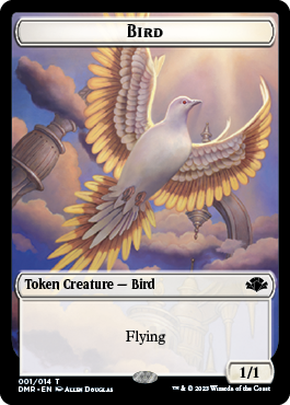 Bird Token [Dominaria Remastered Tokens] [Foil]