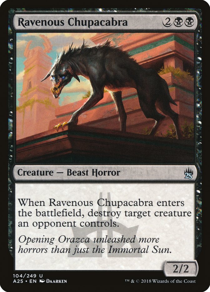 Ravenous Chupacabra [Masters 25] [Foil]