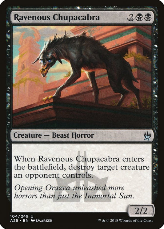 Ravenous Chupacabra [Masters 25] [Foil]