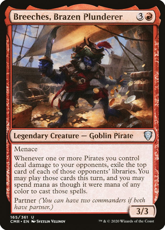 Breeches, Brazen Plunderer [Commander Legends] [Foil]