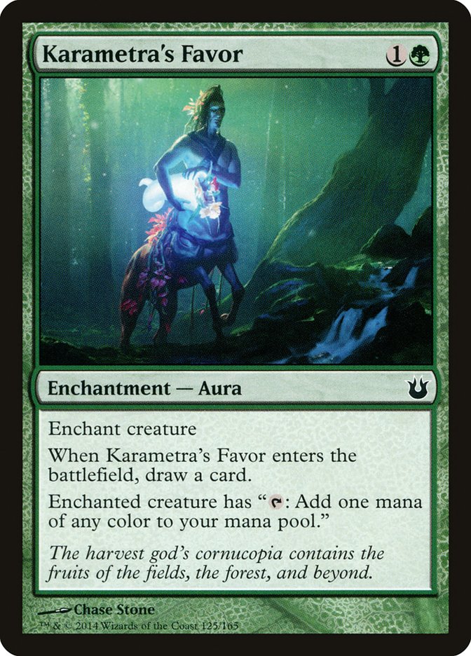 Karametra's Favor [Born of the Gods] [Foil]