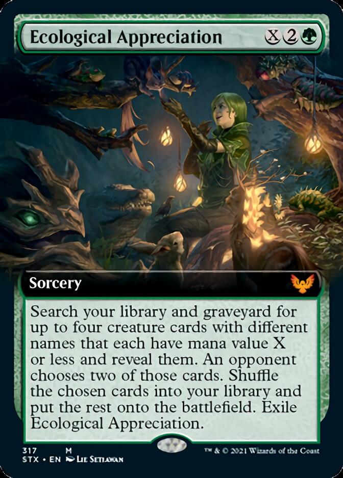 Ecological Appreciation (Extended Art) [Strixhaven: School of Mages] [Foil]