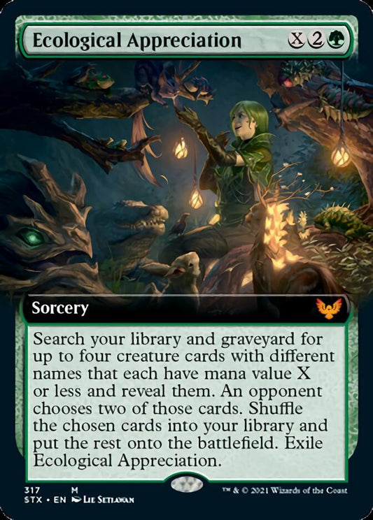 Ecological Appreciation (Extended Art) [Strixhaven: School of Mages] [Foil]
