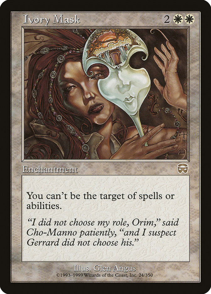 Ivory Mask [Mercadian Masques] [Foil]