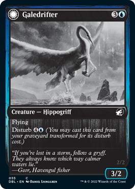 Galedrifter // Waildrifter [Innistrad: Double Feature] [Foil]
