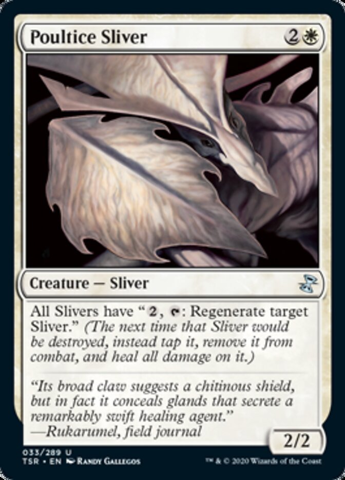 Poultice Sliver [Time Spiral Remastered] [Foil]