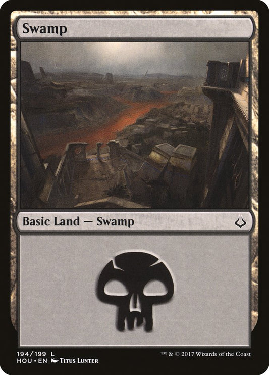 Swamp (194) [Hour of Devastation] [Foil]