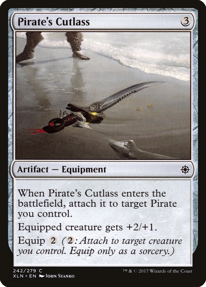 Pirate's Cutlass [Ixalan] [Foil]