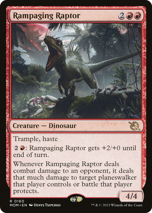 Rampaging Raptor [March of the Machine] [Foil]