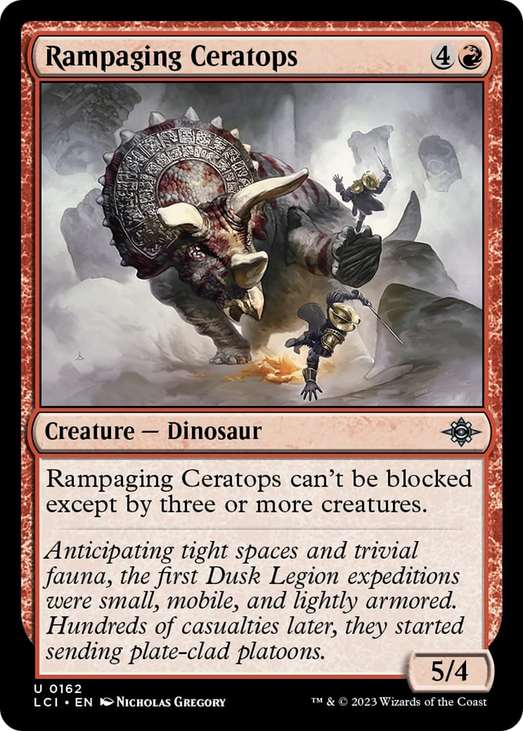 Rampaging Ceratops [The Lost Caverns of Ixalan] [Foil]