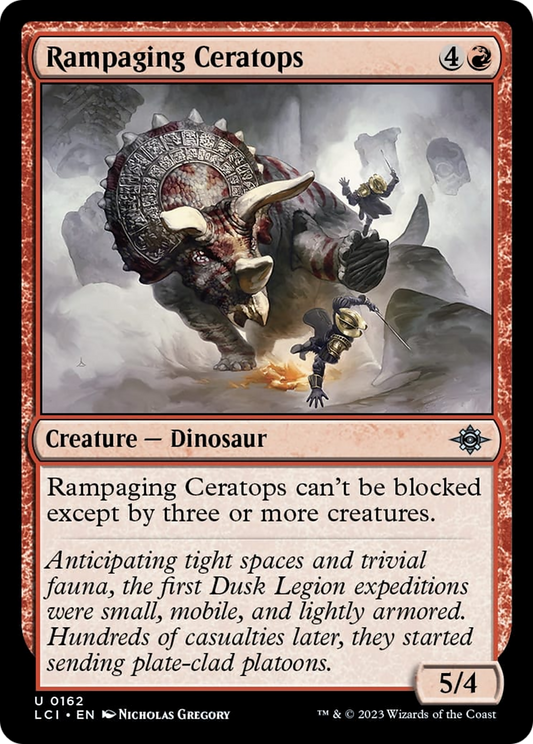 Rampaging Ceratops [The Lost Caverns of Ixalan] [Foil]