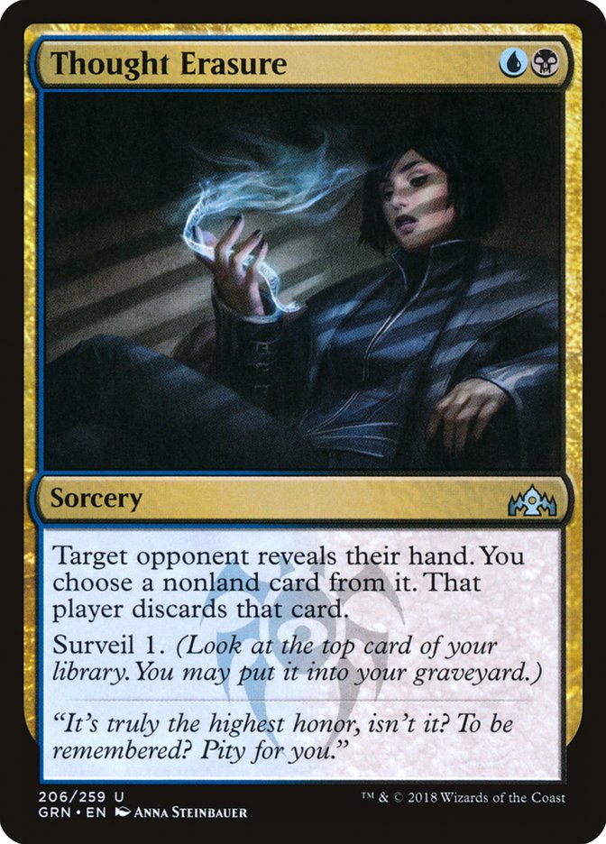 Thought Erasure [Guilds of Ravnica] [Foil]