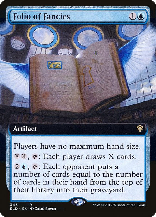Folio of Fancies (Extended Art) [Throne of Eldraine] [Foil]