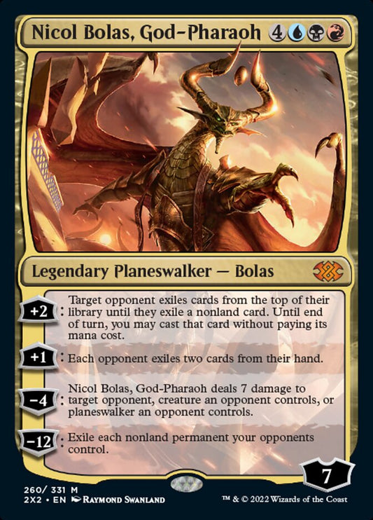 Nicol Bolas, God-Pharaoh [Double Masters 2022] [Foil]