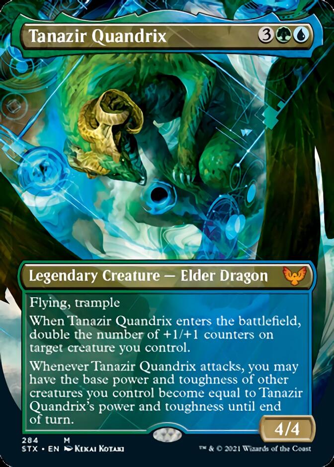 Tanazir Quandrix (Borderless Alternate Art) [Strixhaven: School of Mages] [Foil]