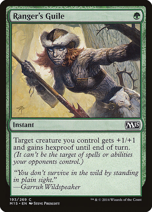 Ranger's Guile [Core Set 2015] [Foil]