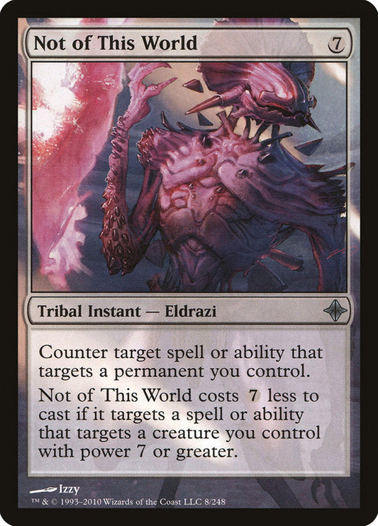 Not of This World [Rise of the Eldrazi] [Foil]