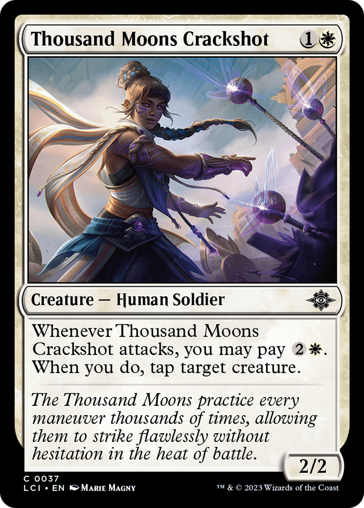 Thousand Moons Crackshot [The Lost Caverns of Ixalan] [Foil]