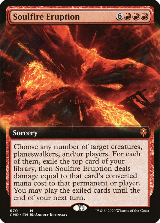 Soulfire Eruption (Extended Art) [Commander Legends] [Foil]