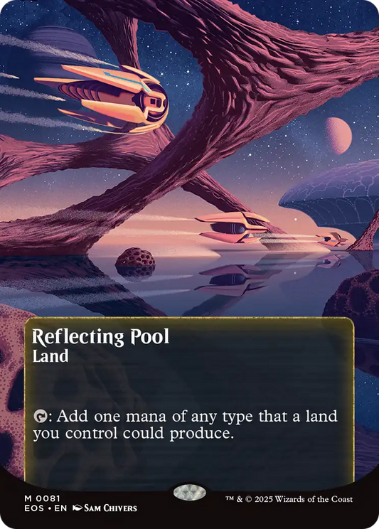 Reflecting Pool (0081) (Borderless) [Edge of Eternities: Stellar Sights] [Foil]