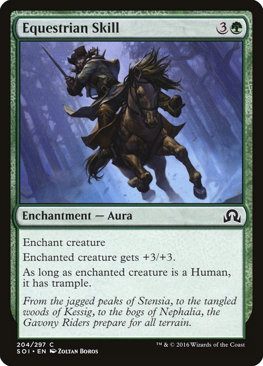 Equestrian Skill [Shadows over Innistrad] [Foil]