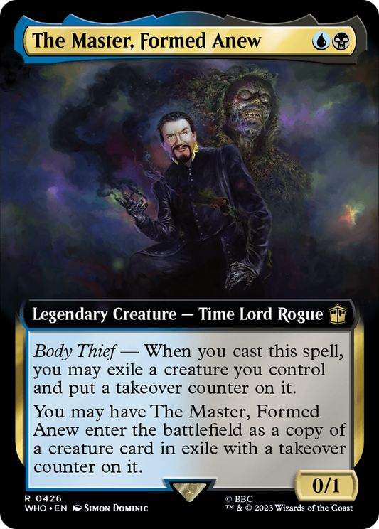The Master, Formed Anew (Extended Art) [Doctor Who] [Foil]