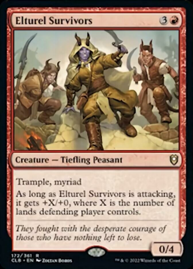 Elturel Survivors [Commander Legends: Battle for Baldur's Gate] [Foil]