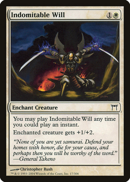 Indomitable Will [Champions of Kamigawa] [Foil]