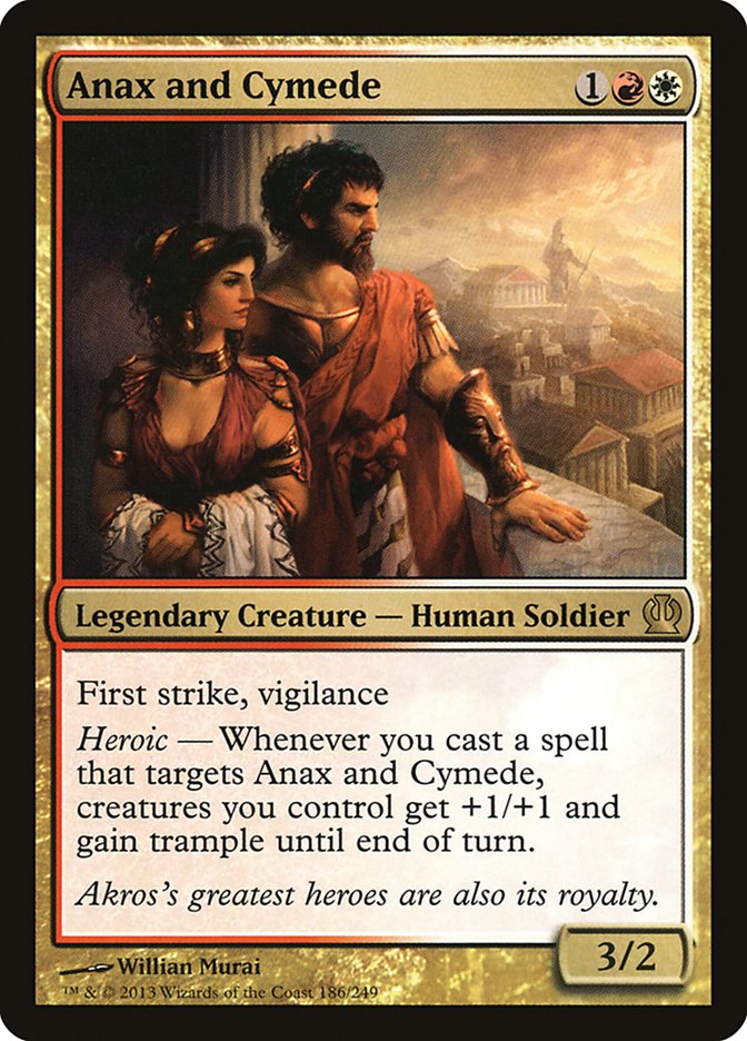 Anax and Cymede [Theros] [Foil]
