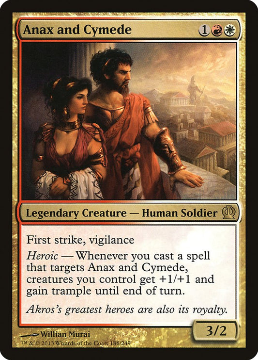 Anax and Cymede [Theros] [Foil]
