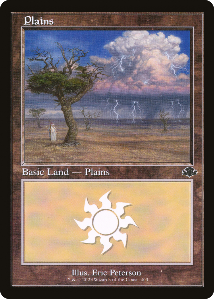 Plains (403) (Retro) [Dominaria Remastered] [Foil]